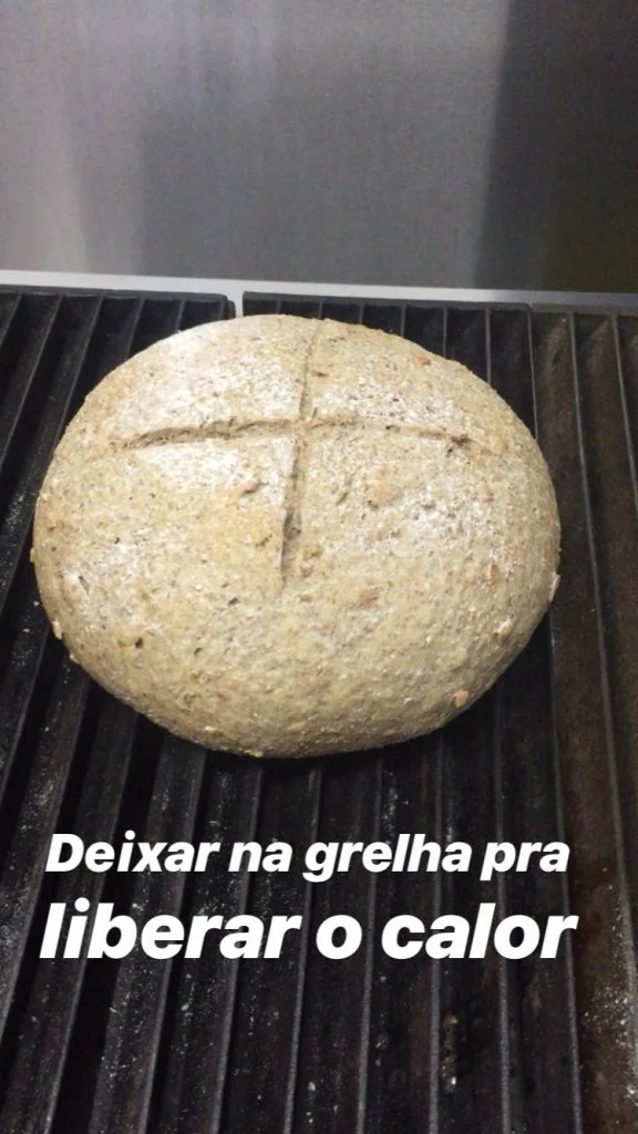 pao integral caseiro grelha