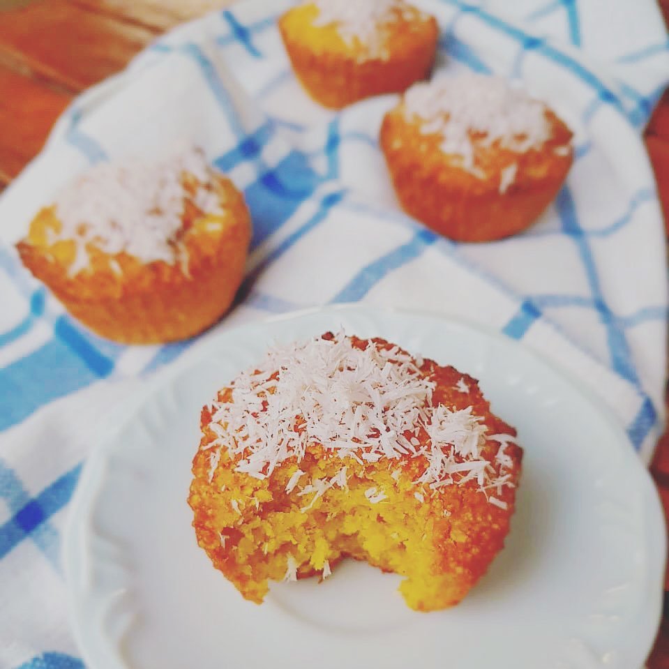 Receita bolinho de milho funcional Personal Chef Carol Machado