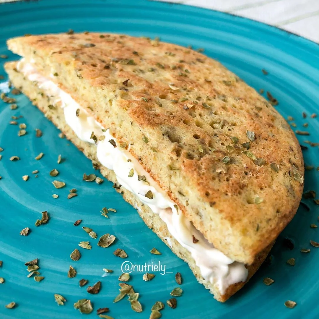 Pão de frigideira fit - Cardápio Saudável Receita