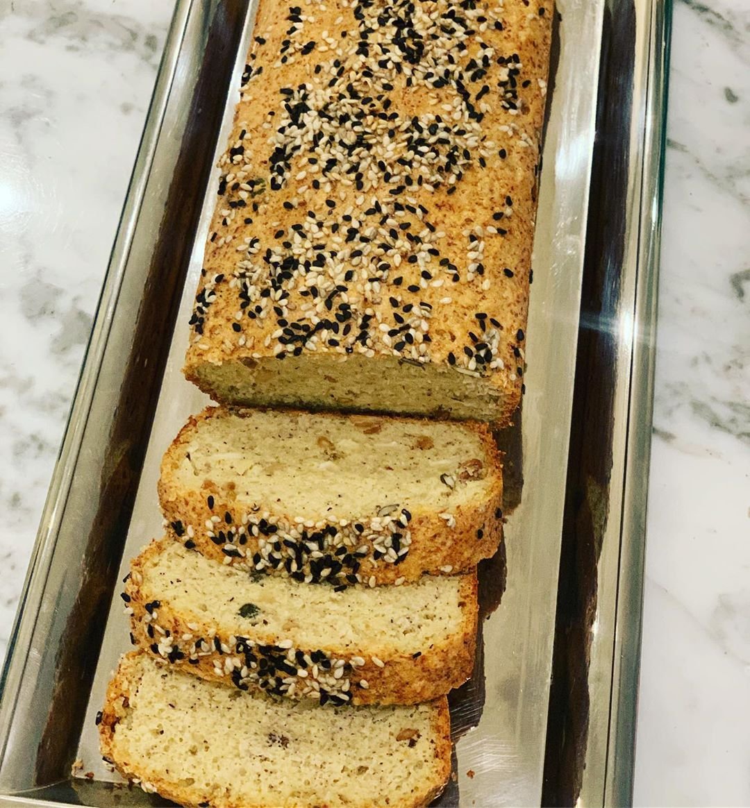 Pão de sementes sem glúten