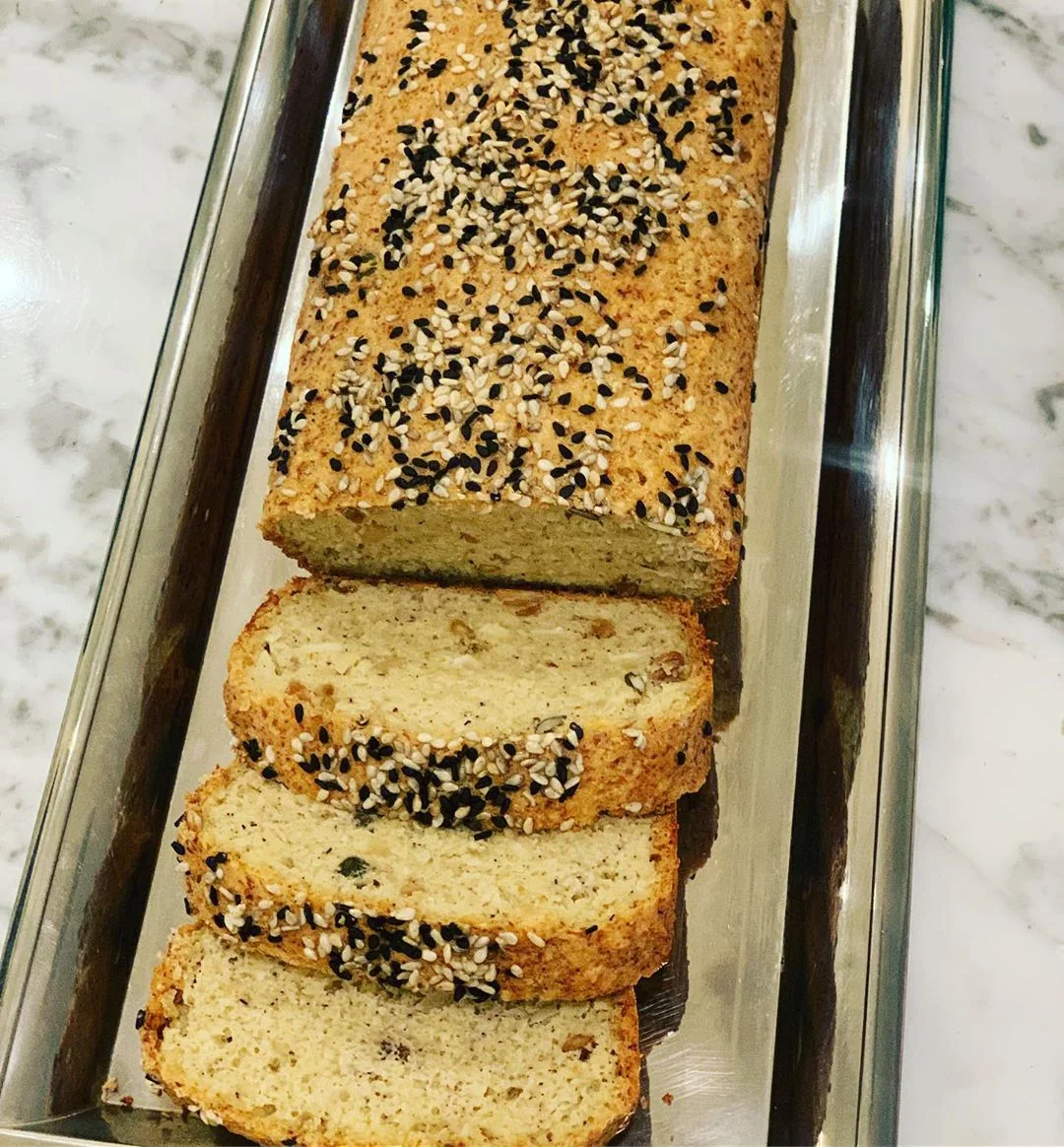 Pão de sementes sem glúten