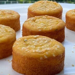 Receita pão funcional de batata doce e coco