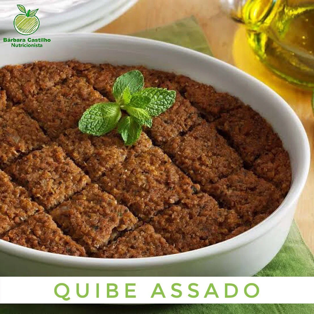 Receita de quibe assado recheado saudável