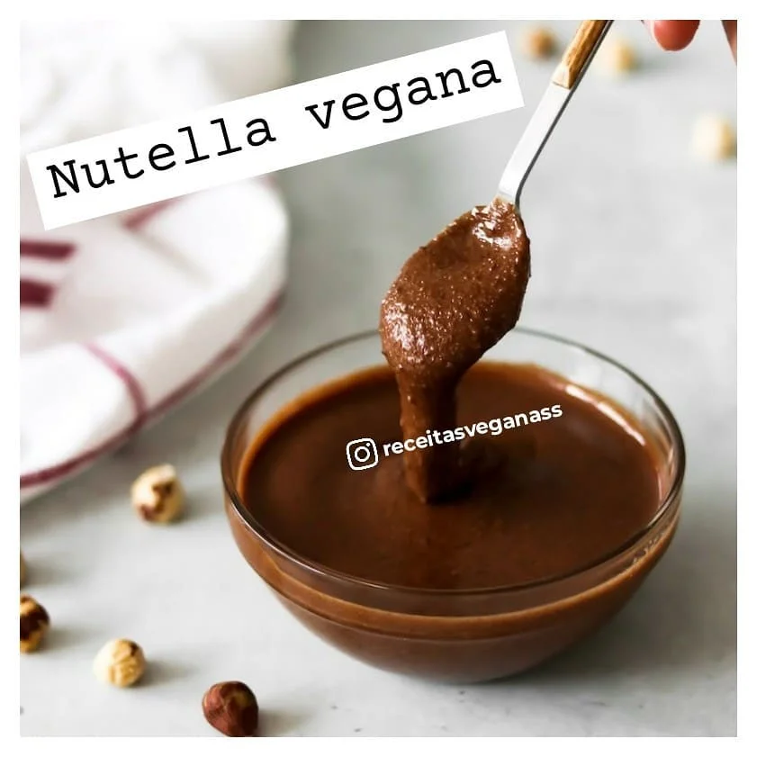 Receita de Nutella Vegana - Cardápio Saudável