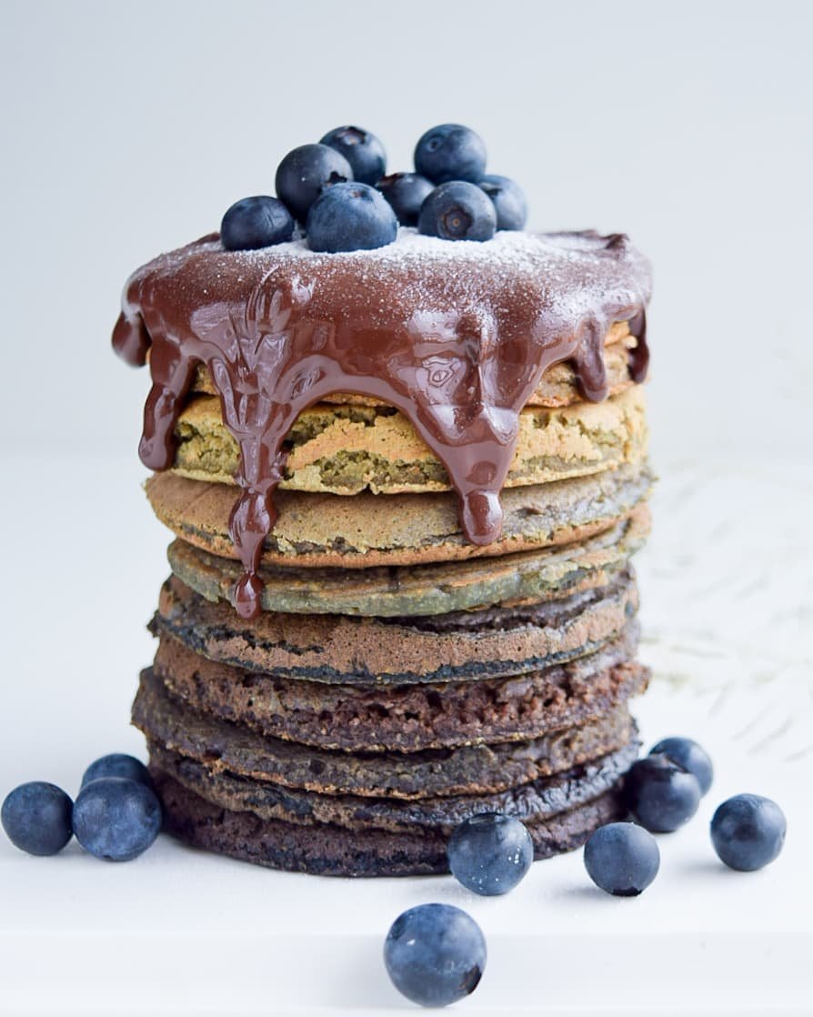 Receita Panquecas Veganas - Food Stylist Raquel Menon.