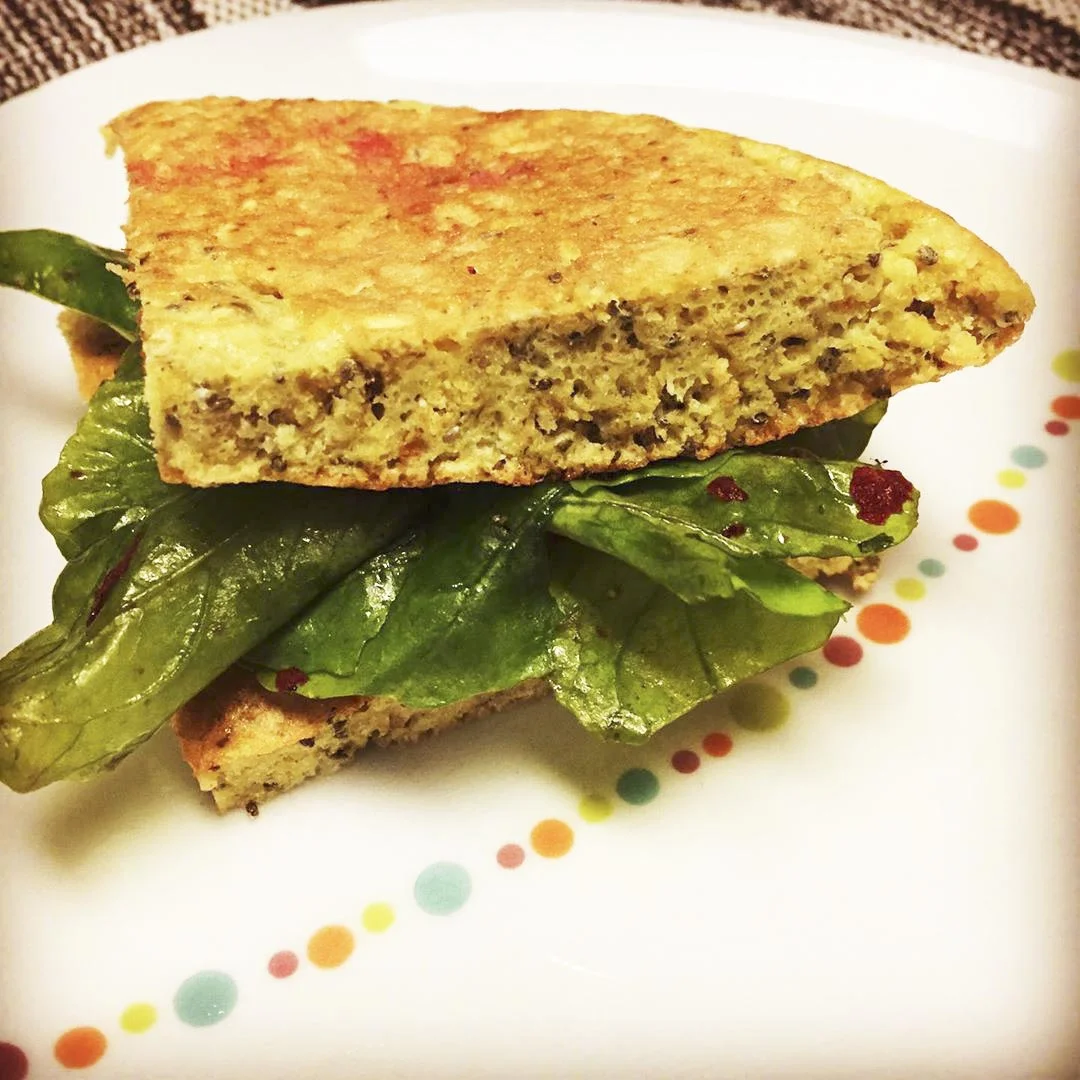 Pão de frigideira integral e proteico - Receita Rafaela Costa