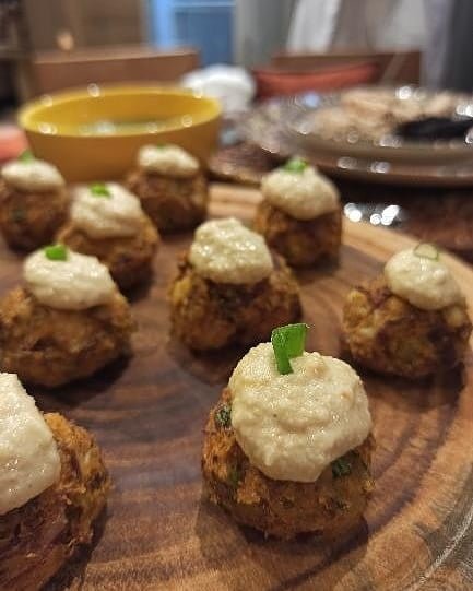Receita de bolinho de carne seca com abóbra