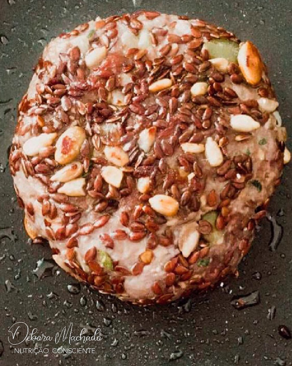 Receita de hamburguer de sementes