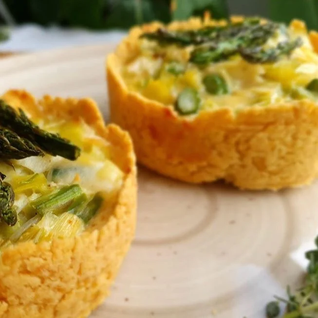 receita de quiche de grão de bico