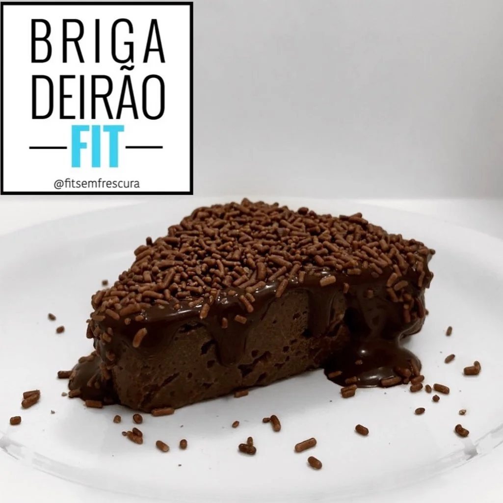 Receita de brigadeirão fit