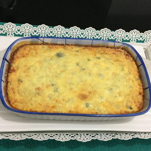 torta de brocolis low carb