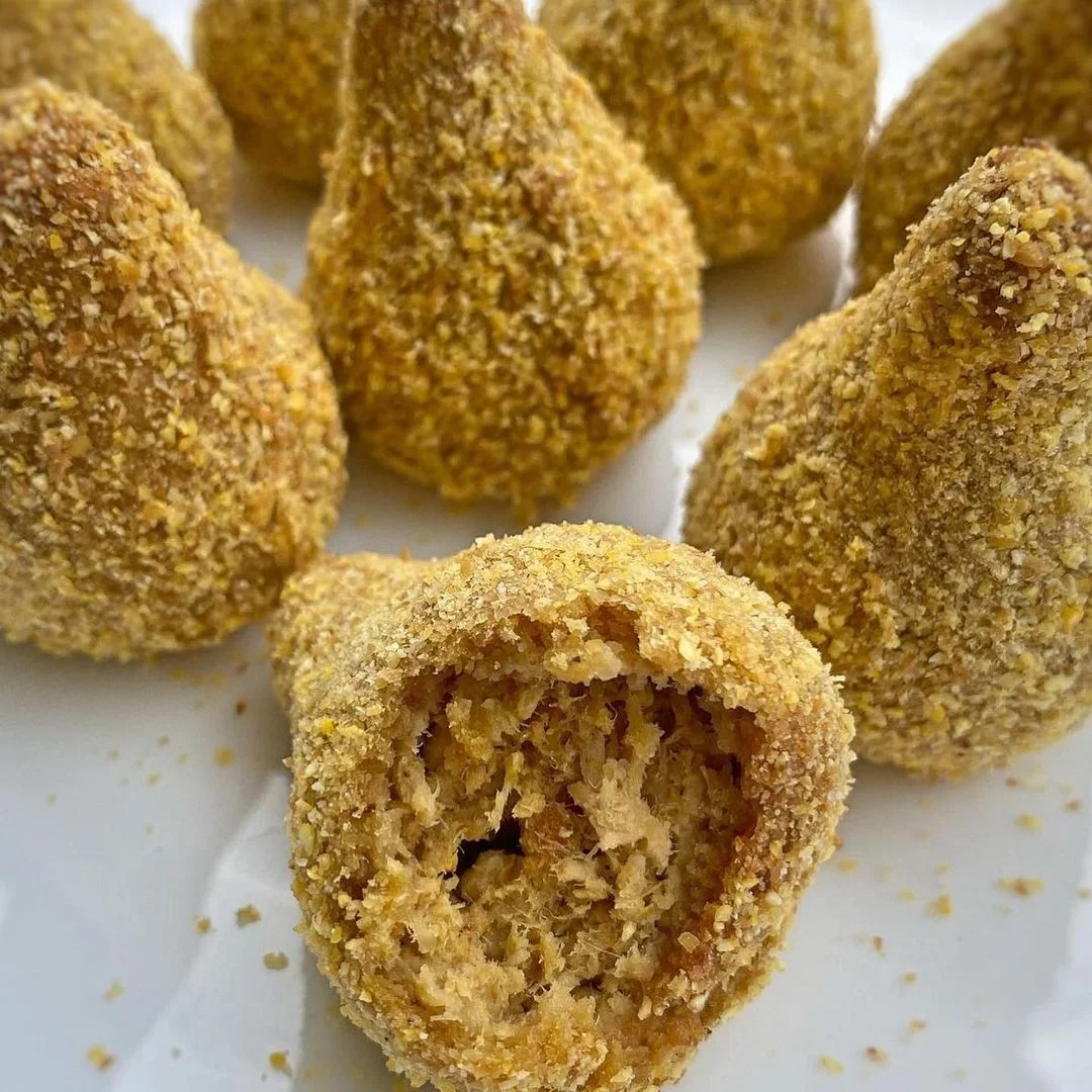 Coxinha de frango fit sem glúten
