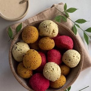 Pão de queijo vegano