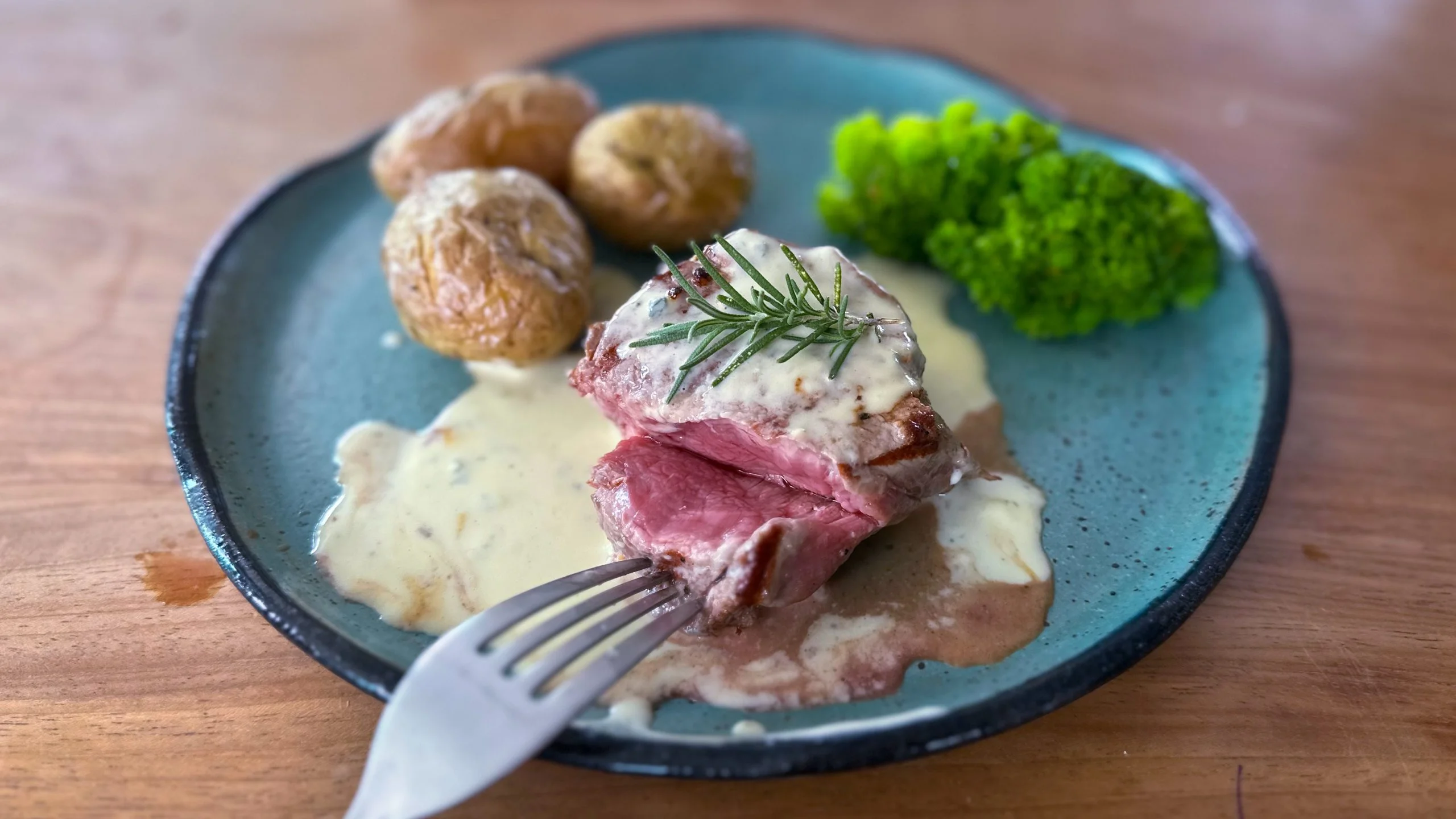 Filé Mignon ao Molho Gorgonzola