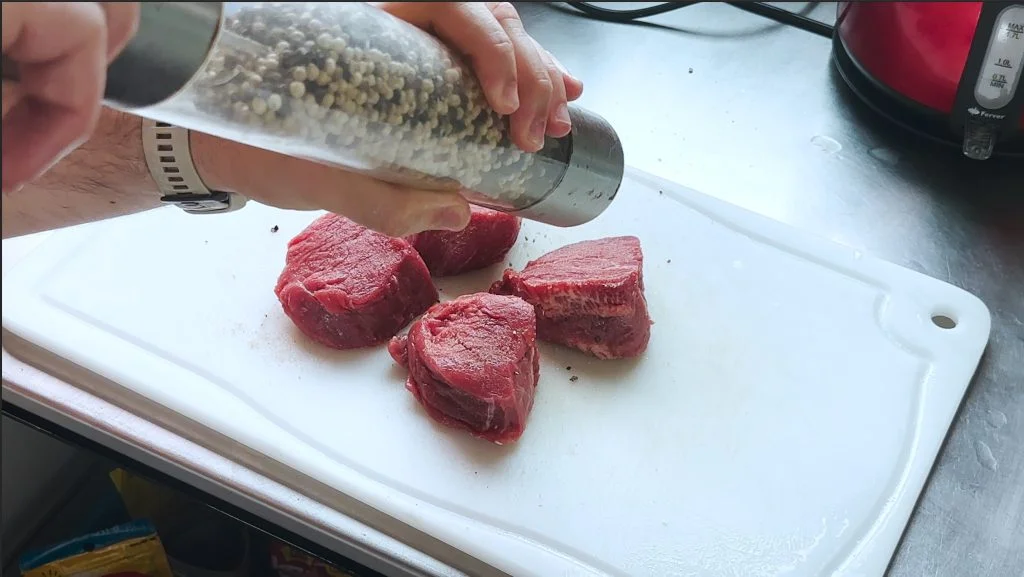 Filé mignon sal e pimenta