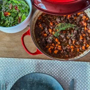 Receita Boeuf Bourguignon Franca