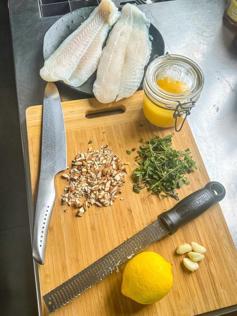 Ingredientes Filé de Linguado