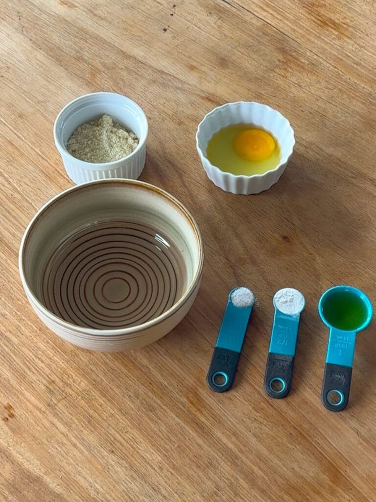Ingredientes Pão Cetogênico