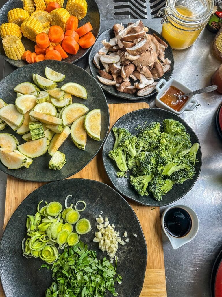 Legumes Picados - Receita Vegetariana