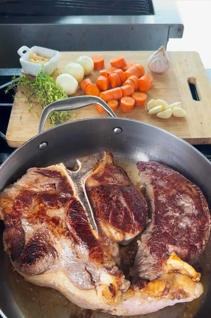 T-Bone com Fraldinha na Manteiga