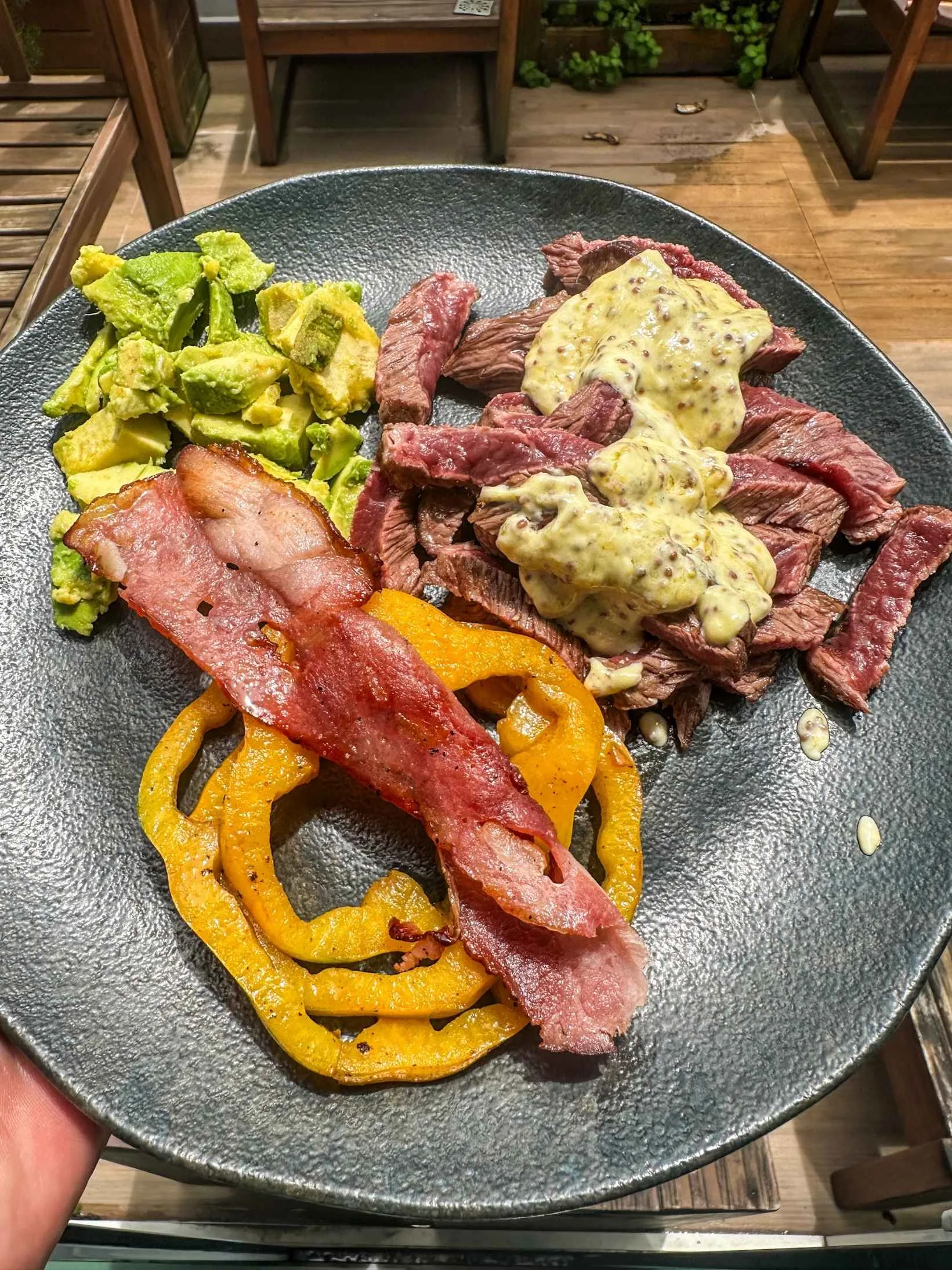 prato do que eu comi depois do jejum intermitente de 40 horas